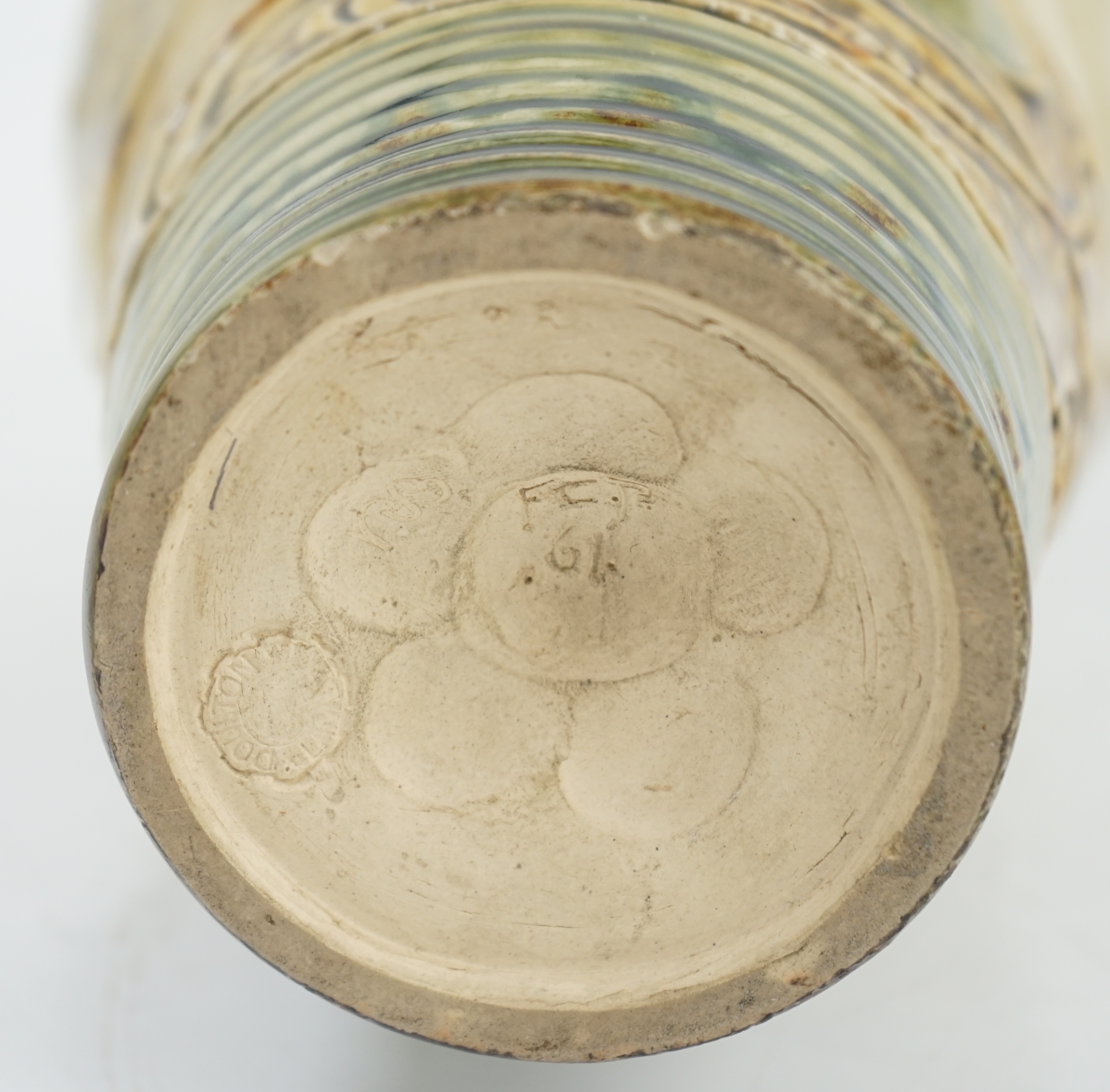 Francis Pope for Doulton Lambeth, a stoneware vase